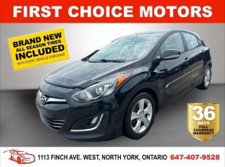 Welcome to First Choice Motors, the largest car dealership in Toronto of pre-owned cars, SUVs, and vans priced between $5000-$15,000. With an impressive inventory of over 300 vehicles in stock, we are dedicated to providing our customers with a vast selection of affordable and reliable options. <br><br>Were thrilled to offer a used 2013 Hyundai Elantra GT, black color with 161,000km (STK#7336) This vehicle was $9990 NOW ON SALE FOR $8990. It is equipped with the following features:<br>- Automatic Transmission<br>- Heated seats<br>- Bluetooth<br>- Power windows<br>- Power locks<br>- Power mirrors<br>- Air Conditioning<br><br>At First Choice Motors, we believe in providing quality vehicles that our customers can depend on. All our vehicles come with a 36-day FULL COVERAGE warranty. We also offer additional warranty options up to 5 years for our customers who want extra peace of mind.<br><br>Furthermore, all our vehicles are sold fully certified with brand new brakes rotors and pads, a fresh oil change, and brand new set of all-season tires installed & balanced. You can be confident that this car is in excellent condition and ready to hit the road.<br><br>At First Choice Motors, we believe that everyone deserves a chance to own a reliable and affordable vehicle. Thats why we offer financing options with low interest rates starting at 7.9% O.A.C. Were proud to approve all customers, including those with bad credit, no credit, students, and even 9 socials. Our finance team is dedicated to finding the best financing option for you and making the car buying process as smooth and stress-free as possible.<br><br>Our dealership is open 7 days a week to provide you with the best customer service possible. We carry the largest selection of used vehicles for sale under $9990 in all of Ontario. We stock over 300 cars, mostly Hyundai, Chevrolet, Mazda, Honda, Volkswagen, Toyota, Ford, Dodge, Kia, Mitsubishi, Acura, Lexus, and more. With our ongoing sale, you can find your dream car at a price you can afford. Come visit us today and experience why we are the best choice for your next used car purchase!<br><br>All prices exclude a $10 OMVIC fee, license plates & registration  and ONTARIO HST (13%)