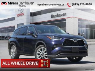Used 2022 Toyota Highlander Limited  - Certified - Sunroof - $382 B/W for sale in Ottawa, ON