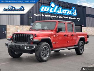 Used 2020 Jeep Gladiator Overland, Auto, Leather, Nav, Hitch, LED Lights, Heated Steering + Seats, Remote Start & More! for sale in Guelph, ON