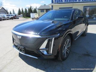 Used 2023 Cadillac LYRIQ LOADED LUXURY-EDITION 5 PASSENGER 340-HP-ELECTRIC-MOTOR.. NAVIGATION.. PANORAMIC SUNROOF.. LEATHER.. HEATED/AC SEATS.. AKG-AUDIO.. for sale in Bradford, ON