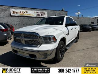 Greetings. This  2013 Ram 1500 is for sale today. <br> <br>This  Crew Cab 4X4 pickup  has 311,597 kms. Its  white in colour  . It has a 6 speed automatic transmission and is powered by a  395HP 5.7L 8 Cylinder Engine.  <br> To view the original window sticker for this vehicle view this <a href=http://www.chrysler.com/hostd/windowsticker/getWindowStickerPdf.do?vin=1C6RR7NT0DS601435 target=_blank>http://www.chrysler.com/hostd/windowsticker/getWindowStickerPdf.do?vin=1C6RR7NT0DS601435</a>. <br/><br> <br>To apply right now for financing use this link : <a href=https://www.budgetautocentre.com/used-cars-saskatoon-financing/ target=_blank>https://www.budgetautocentre.com/used-cars-saskatoon-financing/</a><br><br> <br/><br><br> Budget Auto Centre has been a trusted name in the Automotive industry for over 40 years. We have built our reputation on trust and quality service. With long standing relationships with our customers, you can trust us for advice and assistance on all your automotive needs. </br>

<br> With our Credit Repair program, and over 250+ well-priced used vehicles in stock, youll drive home happy. We are driven to ensure the best in customer satisfaction and look forward working with you. </br> o~o
