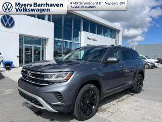 <b>Captains Chair Package!</b><br> <br>    The 2022 Volkswagen Atlas is a spacious SUV engineered for long hauls, with clever safety and driver assistance packages. This  2022 Volkswagen Atlas is fresh on our lot in Nepean. Former daily rental!<br> <br>The 2022 Volkswagen Atlas is a premium family hauler that offers voluminous space for occupants and cargo, comfort, sophisticated safety and driver-assist technology. The exterior sports a bold design, with an imposing front grille, coherent body lines, and a muscular stance. On the inside, trim pieces are crafted with premium materials and carefully put together to ensure rugged build quality, with straightforward control layouts, ergonomic seats, and an abundance of storage space. With a bevy of standard safety technology that inspires confidence, the 2022 Volkswagen Atlas is an excellent option for a versatile and capable family SUV.This  SUV has 60,001 kms. Its  platinum gray metallic in colour  . It has an automatic transmission and is powered by a  3.6L V6 24V GDI DOHC engine. <br> <br> Our Atlass trim level is Highline 3.6 FSI. This Atlas Highline 3.6 comes generously equipped with a higher tow rating, a panoramic power sunroof, power-adjustable heated and ventilated leather seats, a premium audio system, an upgraded 10.25 inch digital instrument cluster, and an 8 inch infotainment screen bundled with GPS navigation, Apple CarPlay, Android Auto, and SiriusXM satellite radio. Standard safety equipment includes adaptive cruise control, lane keep assist, blind-spot monitoring, and forward collision mitigation. Additional features include adaptive LED headlights, a power tailgate, tri- zone climate control, and even more. This vehicle has been upgraded with the following features: Captains Chair Package. <br> <br>To apply right now for financing use this link : <a href=https://www.barrhavenvw.ca/en/form/new/financing-request-step-1/44 target=_blank>https://www.barrhavenvw.ca/en/form/new/financing-request-step-1/44</a><br><br> <br/><br> Buy this vehicle now for the lowest bi-weekly payment of <b>$272.21</b> with $0 down for 96 months @ 7.99% APR O.A.C. ((Plus applicable taxes and fees - Some conditions apply to get approved at the mentioned rate)     ).  See dealer for details. <br> <br>We are your premier Volkswagen dealership in the region. If youre looking for a new Volkswagen or a car, check out Barrhaven Volkswagens new, pre-owned, and certified pre-owned Volkswagen inventories. We have the complete lineup of new Volkswagen vehicles in stock like the GTI, Golf R, Jetta, Tiguan, Atlas Cross Sport, Volkswagen ID.4 electric vehicle, and Atlas. If you cant find the Volkswagen model youre looking for in the colour that you want, feel free to contact us and well be happy to find it for you. If youre in the market for pre-owned cars, make sure you check out our inventory. If you see a car that you like, contact 844-914-4805 to schedule a test drive.<br> Come by and check out our fleet of 30+ used cars and trucks and 100+ new cars and trucks for sale in Nepean.  o~o