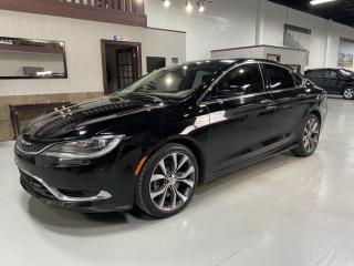 This Chrysler 200 3.6L V6 295HP is in absolute PERFECT condition inside and out. Comes fully loaded with all the features wanted from back-up camera, Leather heated seats, Heated steering Wheel, navigation system,  panorama roof, automatic car starter and much more....<br><br>**NO ACCIDENTS as per Carfax.<br>Extended Warranty available<br>Accessories available at request. H.S.T. & licensing extra.<br>As per omvic regulations this vehicle is not certified and e-tested. Certification and 90 day powertrain warranty is available for $899.<br>FINANCING and LEASING options at preferred rates on O.A.C. on all vehicles. Previous daily rental. Book an appointment to test drive,<br>Call us 905-760-1909<br>         <br>Please visit our new 20,000 sqft showroom, No haggle, No hassle in a care free environment with Espresso or Cappuccino by Lavazza on us!<br><br><br><br><br>