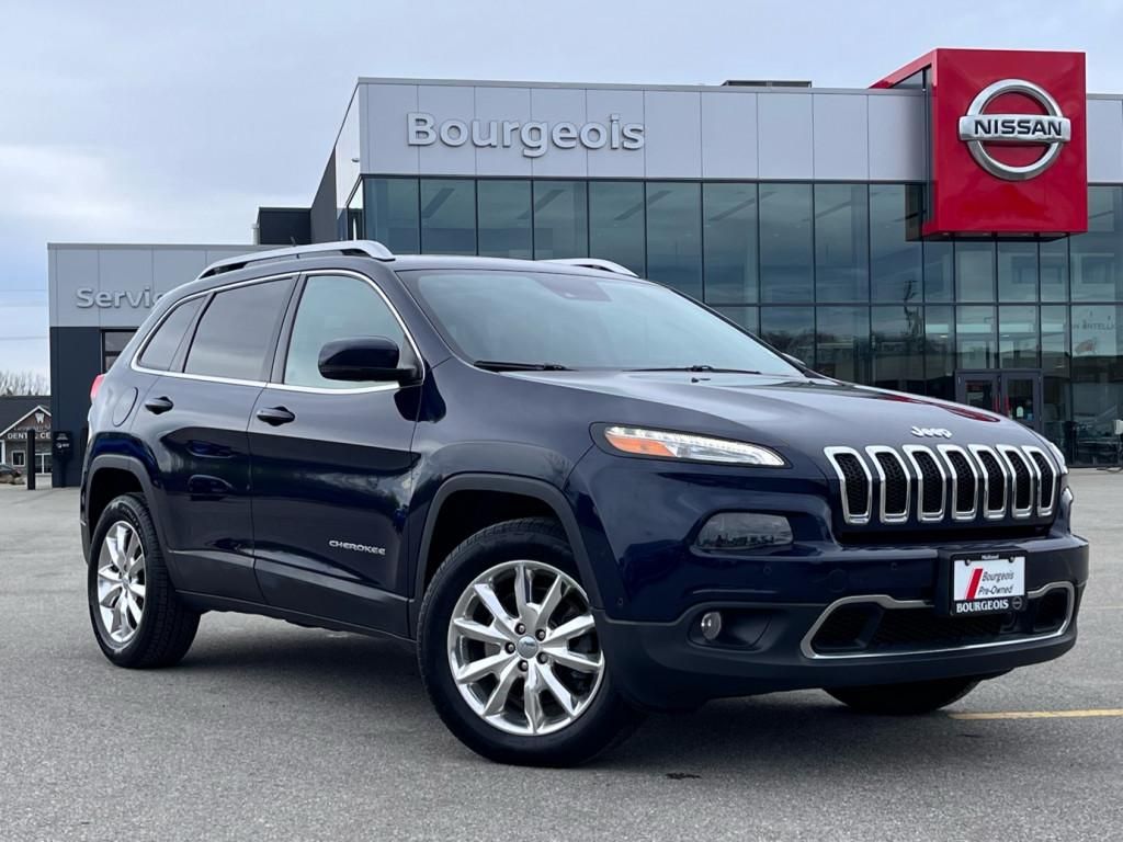 Used 2015 Jeep Cherokee Limited - Leather Seats - Bluetooth for Sale in Midland, Ontario