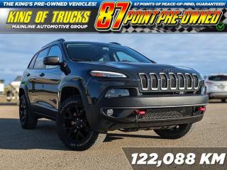 According to Edmunds, the Jeep Cherokee can deliver plenty of off-roading capability, but the bigger story is that its civilized and comfortable enough to drive to work every day. This 2017 Jeep Cherokee is fresh on our lot in Rosetown. This SUV has 122,088 kms. Its rhino in colour . It has an automatic transmission and is powered by a 271HP 3.2L V6 Cylinder Engine. <br> <br/><br>Contact our Sales Department today by: <br><br>Phone: 1 (306) 882-2691 <br><br>Text: 1-306-800-5376 <br><br>- Want to trade your vehicle? Make the drive and well have it professionally appraised, for FREE! <br><br>- Financing available! Onsite credit specialists on hand to serve you! <br><br>- Apply online for financing! <br><br>- Professional, courteous and friendly staff are ready to help you get into your dream ride! <br><br>- Call today to book your test drive! <br><br>- HUGE selection of new GMC, Buick and Chevy Vehicles! <br><br>- Fully equipped service shop with GM certified technicians <br><br>- Full Service Quick Lube Bay! Drive up. Drive in. Drive out! <br><br>- Best Oil Change in Saskatchewan! <br><br>- Oil changes for all makes and models including GMC, Buick, Chevrolet, Ford, Dodge, Ram, Kia, Toyota, Hyundai, Honda, Chrysler, Jeep, Audi, BMW, and more! <br><br>- Rosetowns ONLY Quick Lube Oil Change! <br><br>- 24/7 Touchless car wash <br><br>- Fully stocked parts department featuring a large line of in-stock winter tires! <br> <br><br><br>Rosetown Mainline Motor Products, also known as Mainline Motors is Saskatchewans #1 Selling Rural GMC, Buick, and Chevrolet dealer, featuring Chevy Silverado, GMC Sierra, Buick Enclave, Chevy Traverse, Chevy Equinox, Chevy Cruze, GMC Acadia, GMC Terrain, and pre-owned Chevy, GMC, Buick, Ford, Dodge, Ram, and more, proudly serving Saskatchewan. As part of the Mainline Motors Group of Dealerships in Western Canada, we are also committed to servicing customers anywhere in Western Canada! Weve got a huge selection of cars, trucks, and crossover SUVs, so if youre looking for your next new GMC, Buick, Chev or any brand on a used vehicle, dont hesitate to contact us online, give us a call at 1 (306) 882-2691 or swing by our dealership at 506 Hyw 7 W in Rosetown, Saskatchewan. We look forward to getting you rolling in your next new or used vehicle! <br> <br><br><br>* Vehicles may not be exactly as shown. Contact dealer for specific model photos. Pricing and availability subject to change. All pricing is cash price including fees. Taxes to be paid by the purchaser. While great effort is made to ensure the accuracy of the information on this site, errors do occur so please verify information with a customer service rep. This is easily done by calling us at 1 (306) 882-2691 or by visiting us at the dealership. <br><br> Come by and check out our fleet of 50+ used cars and trucks and 150+ new cars and trucks for sale in Rosetown. o~o