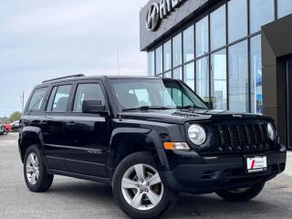 <b>Cruise Control,  Cloth Seats,  Roof Rails!</b><br> <br>  Compare at $13380 - Our Price is just $12990! <br> <br>   According to Car and Driver, those seeking an affordable off-roader should check out the Jeep Patriot. This  2016 Jeep Patriot is fresh on our lot in Midland. <br> <br>Every day is an adventure in the Jeep Patriot. Whether youre travelling over snow-covered city streets or searching for off-road hideaways, youre delivered with strength and style. Youll confidently meet every challenge with value and efficiency since the Patriot is one of the most affordable SUVs in Canada. Those who crave an adventure-filled lifestyle, fueled by comfort, confidence, and economy, will thrive in the world of Jeep Patriot. This  SUV has 112,493 kms. Its  black clearcoat in colour  . It has a 6 speed automatic transmission and is powered by a  172HP 2.4L 4 Cylinder Engine.  <br> <br> Our Patriots trim level is Sport. A long list of standard amenities add to the value of the Patriot Sport. It comes with fold-flat load-floor storage, 60/40 split folding back seats, cloth seating, cruise control, outside temperature display, illuminated front cup holders, roof rails, halogen headlights, a rear window wiper, touring suspension, a rear stabilizer bar, and more. This vehicle has been upgraded with the following features: Cruise Control,  Cloth Seats,  Roof Rails. <br> To view the original window sticker for this vehicle view this <a href=http://www.chrysler.com/hostd/windowsticker/getWindowStickerPdf.do?vin=1C4NJRAB2GD582077 target=_blank>http://www.chrysler.com/hostd/windowsticker/getWindowStickerPdf.do?vin=1C4NJRAB2GD582077</a>. <br/><br> <br>To apply right now for financing use this link : <a href=https://www.bourgeoishyundai.com/finance/ target=_blank>https://www.bourgeoishyundai.com/finance/</a><br><br> <br/><br>BUY WITH CONFIDENCE. Bourgeois Auto Group, we dont just sell cars; for over 75 years, we have delivered extraordinary automotive experiences in every showroom, on the road, and at your home. Offering complimentary delivery in an enclosed trailer. <br><br>Why buy from the Bourgeois Auto Group? Whether you are looking for a great place to buy your next new or used vehicle find a qualified repair center or looking for parts for your vehicle the Bourgeois Auto Group has the answer. We offer both new vehicles and pre-owned vehicles with over 25 brand manufacturers and over 200 Pre-owned Vehicles to choose from. Were constantly changing to meet the needs of our customers and stay ahead of the competition, and we are committed to investing in modern technology to ensure that we are always on the cutting edge. We use very strategic programs and tools that give us current market data to price our vehicles to the market to make sure that our customers are getting the best deal not only on the new car but on your trade-in as well. Ask for your free Live Market analysis report and save time and money. <br><br>WE BUY CARS  Any make model or condition, No purchase necessary. We are OPEN 24 hours a Day/7 Days a week with our online showroom and chat service. Our market value pricing provides the most competitive prices on all our pre-owned vehicles all the time. Market Value Pricing is achieved by polling over 20000 pre-owned websites every day to ensure that every single customer receives real-time Market Value Pricing on every pre-owned vehicle we sell. Customer service is our top priority. No hidden costs or fees, and full disclosure on all services and Carfax®. <br><br>With over 23 brands and over 400 full- and part-time employees, we look forward to serving all your automotive needs! <br> Come by and check out our fleet of 40+ used cars and trucks and 50+ new cars and trucks for sale in Midland.  o~o