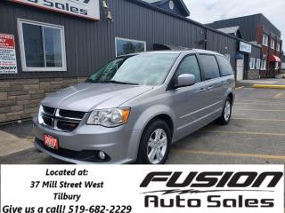 Used 2017 Dodge Grand Caravan Crew Plus-DVD-NAVIGATION-LEATHER-HEATED SEATS for sale in Tilbury, ON