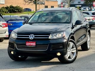 ♦️DIESEL <br><div>♦️ONE OWNER 
♦️CERTIFIED 

2014 VW TOUAREG TDI EXECLINE LOADED 

ONE OF THE CLEANEST MUST SEE IN PERSON! VERY WELL KEPT AND GENTLY USED. 

-NEWER ALL WEATHER MICHELIN TIRES 
-NEW BRAKES JUST INSTALLED 
-NEW OIL AND FILTER
-2 SETS OF KEY 

ONLY 161000 KMs 

# BEING SOLD CERTIFIED WITH SAFETY INCLUDED IN THE PRICE!

# FREE CARFAX REPORT WITH EVERY VEHICLE! 

PRICE + HST NO EXTRA OR HIDDEN FEES.

PLEASE CONTACT US TO BOOK YOUR APPOINTMENT FOR VIEWING AND TEST DRIVE.

TERMINAL MOTORS 
1421 SPEERS RD, OAKVILLE 

￼ </div>