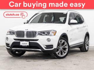 Used 2017 BMW X3 xDrive28i AWD w/ Rearview Cam, Bluetooth, Nav for sale in Toronto, ON
