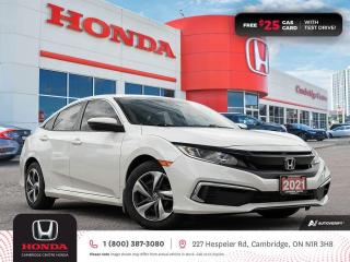 Used 2021 Honda Civic LX APPLE CARPLAY™/ANDROID AUTO™ | HEATED SEATS | REARVIEW CAMERA for sale in Cambridge, ON