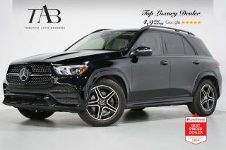 This Beautiful 2021 Mercedes-Benz GLE 350 AMG is a Canadian vehicle with a clean Carfax report and remaining manufacture warranty until March 22, 2025 or 80,000kms. It is a luxury midsize SUV that combines premium features with AMG styling elements, offering a balance of comfort, performance, and advanced technology.

Key Features Includes:

- Navigation
- Bluetooth
- Surround Camera System
- Parking Sensors
- Panoramic Sunroof
- Burmester Sound System
- Sirius XM Radio
- Apple Carplay
- Android Auto
- Front Heated Seats
- Heated Steering Wheel
- Cruise Control
- Traffic Sign Assist
- Active Lane Keeping Assist
- Active Brake Assist
- Attention Assist
- Active Blind Spot Assit
- Active Lang Change Assist
- LED Headlights
- 20" AMG Alloy Wheels 

NOW OFFERING 3 MONTH DEFERRED FINANCING PAYMENTS ON APPROVED CREDIT. 

Looking for a top-rated pre-owned luxury car dealership in the GTA? Look no further than Toronto Auto Brokers (TAB)! Were proud to have won multiple awards, including the 2024 AutoTrader Best Priced Dealer, 2024 CBRB Dealer Award, the Canadian Choice Award 2024, the 2024 BNS Award, the 2024 Three Best Rated Dealer Award, and many more!

With 30 years of experience serving the Greater Toronto Area, TAB is a respected and trusted name in the pre-owned luxury car industry. Our 30,000 sq.Ft indoor showroom is home to a wide range of luxury vehicles from top brands like BMW, Mercedes-Benz, Audi, Porsche, Land Rover, Jaguar, Aston Martin, Bentley, Maserati, and more. And we dont just serve the GTA, were proud to offer our services to all cities in Canada, including Vancouver, Montreal, Calgary, Edmonton, Winnipeg, Saskatchewan, Halifax, and more.

At TAB, were committed to providing a no-pressure environment and honest work ethics. As a family-owned and operated business, we treat every customer like family and ensure that every interaction is a positive one. Come experience the TAB Lifestyle at its truest form, luxury car buying has never been more enjoyable and exciting!

We offer a variety of services to make your purchase experience as easy and stress-free as possible. From competitive and simple financing and leasing options to extended warranties, aftermarket services, and full history reports on every vehicle, we have everything you need to make an informed decision. We welcome every trade, even if youre just looking to sell your car without buying, and when it comes to financing or leasing, we offer same day approvals, with access to over 50 lenders, including all of the banks in Canada. Feel free to check out your own Equifax credit score without affecting your credit score, simply click on the Equifax tab above and see if you qualify.

So if youre looking for a luxury pre-owned car dealership in Toronto, look no further than TAB! We proudly serve the GTA, including Toronto, Etobicoke, Woodbridge, North York, York Region, Vaughan, Thornhill, Richmond Hill, Mississauga, Scarborough, Markham, Oshawa, Peteborough, Hamilton, Newmarket, Orangeville, Aurora, Brantford, Barrie, Kitchener, Niagara Falls, Oakville, Cambridge, Kitchener, Waterloo, Guelph, London, Windsor, Orillia, Pickering, Ajax, Whitby, Durham, Cobourg, Belleville, Kingston, Ottawa, Montreal, Vancouver, Winnipeg, Calgary, Edmonton, Regina, Halifax, and more.

Call us today or visit our website to learn more about our inventory and services. And remember, all prices exclude applicable taxes and licensing, and vehicles can be certified at an additional cost of $799.