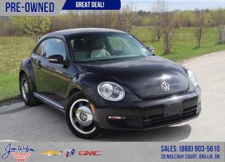 Odometer is 38431 kilometers below market average!

Black 2015 Volkswagen Beetle 1.8 TSI 2D Hatchback FWD
6-Speed Automatic with Tiptronic 1.8L TSI


Did this vehicle catch your eye? Book your VIP test drive with one of our Sales and Leasing Consultants to come see it in person.

Remember no hidden fees or surprises at Jim Wilson Chevrolet. We advertise all in pricing meaning all you pay above the price is tax and cost of licensing.
