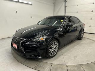 Used 2015 Lexus IS 250 AWD| F SPORT 3 | RED LEATHER | NAV |BLIND SPOT for sale in Ottawa, ON