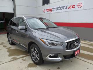 Used 2019 Infiniti QX60 PURE (**7 SEATER**AWD**ALLOY WHEELS**FOG LIGHTS**LEATHER**POWER DRIVERS/PASSENGERS SEAT**SUNROOF**POWER HATCH**MEMORY DRIVERS SEAT**HEATED STEERING WHEEL**PUSH BUTTON START**360 CAMERA**NAVIGATION**HEATED SEATS**REMOTE START**) for sale in Tillsonburg, ON
