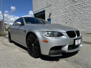 <p>2012 BMW M3 GREY WRAP. ORIGINAL BLACK. Call Raymond at 778-922-2O6O, Available 24/7 LOCAL VEHICLE! LOW KM! NO DEC! SERVICE HISTORY! Disclaimer: Price does not include documentation fees $499, taxes, and insurance. Please contact for further details. (Dealer Code: D50314)</p>