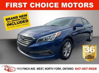 Welcome to First Choice Motors, the largest car dealership in Toronto of pre-owned cars, SUVs, and vans priced between $5000-$15,000. With an impressive inventory of over 300 vehicles in stock, we are dedicated to providing our customers with a vast selection of affordable and reliable options. <br><br>Were thrilled to offer a used 2015 Hyundai Sonata GL, blue color with 216,000km (STK#6345) This vehicle was $11990 NOW ON SALE FOR $9990. It is equipped with the following features:<br>- Automatic Transmission<br>- Heated seats<br>- Bluetooth<br>- Reverse camera<br>- Alloy wheels<br>- Power windows<br>- Power locks<br>- Power mirrors<br>- Air Conditioning<br><br>At First Choice Motors, we believe in providing quality vehicles that our customers can depend on. All our vehicles come with a 36-day FULL COVERAGE warranty. We also offer additional warranty options up to 5 years for our customers who want extra peace of mind.<br><br>Furthermore, all our vehicles are sold fully certified with brand new brakes rotors and pads, a fresh oil change, and brand new set of all-season tires installed & balanced. You can be confident that this car is in excellent condition and ready to hit the road.<br><br>At First Choice Motors, we believe that everyone deserves a chance to own a reliable and affordable vehicle. Thats why we offer financing options with low interest rates starting at 7.9% O.A.C. Were proud to approve all customers, including those with bad credit, no credit, students, and even 9 socials. Our finance team is dedicated to finding the best financing option for you and making the car buying process as smooth and stress-free as possible.<br><br>Our dealership is open 7 days a week to provide you with the best customer service possible. We carry the largest selection of used vehicles for sale under $9990 in all of Ontario. We stock over 300 cars, mostly Hyundai, Chevrolet, Mazda, Honda, Volkswagen, Toyota, Ford, Dodge, Kia, Mitsubishi, Acura, Lexus, and more. With our ongoing sale, you can find your dream car at a price you can afford. Come visit us today and experience why we are the best choice for your next used car purchase!<br><br>All prices exclude a $10 OMVIC fee, license plates & registration  and ONTARIO HST (13%)