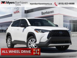 <b>Heated Seats,  Apple CarPlay,  Andoid Auto,  Lane Keep Assist,  LED Lights!</b><br> <br>  Compare at $32030 - Our Live Market Price is just $30798! <br> <br>   Take on new challenges in this impressive subcompact SUV. This  2022 Toyota Corolla Cross is fresh on our lot in Ottawa. <br> <br>The all-new Toyota Corolla Cross empowers you to do it all. Its agile yet comfortable interior is perfect for urban missions and road trips alike. It comes loaded with forward-thinking technologies to keep you connected on the go, boasting exceptional versatility and a spacious interior, the 2022 Toyota Corolla Cross is the perfect subcompact SUV for the modern era.This  SUV has 34,289 kms. Its  white in colour  . It has an automatic transmission and is powered by a  169HP 2.0L 4 Cylinder Engine. <br> <br> Our Corolla Crosss trim level is L. Designed for modern life on the go, this impressive Corolla Cross comes with heated front seats, an easy to use 7 inch touchscreen display that features Apple CarPlay, Android Auto and wireless streaming audio, LED headlights and adaptive cruise control with steering assist. It also features Toyota Safety Sense 2.0 that includes lane departure warning, forward collision alert, 10 airbags, automatic high beam assist and a rear view camera. Additional features consist of power heated exterior mirrors and a 60/40 split folding rear seats to help when loading and unloading large packages. This vehicle has been upgraded with the following features: Heated Seats,  Apple Carplay,  Andoid Auto,  Lane Keep Assist,  Led Lights,  Touchscreen,  Adaptive Cruise Control. <br> <br>To apply right now for financing use this link : <a href=https://www.myersbarrhaventoyota.ca/quick-approval/ target=_blank>https://www.myersbarrhaventoyota.ca/quick-approval/</a><br><br> <br/><br> Buy this vehicle now for the lowest bi-weekly payment of <b>$235.54</b> with $0 down for 84 months @ 9.99% APR O.A.C. ( Plus applicable taxes -  Plus applicable fees   ).  See dealer for details. <br> <br>At Myers Barrhaven Toyota we pride ourselves in offering highly desirable pre-owned vehicles. We truly hand pick all our vehicles to offer only the best vehicles to our customers. No two used cars are alike, this is why we have our trained Toyota technicians highly scrutinize all our trade ins and purchases to ensure we can put the Myers seal of approval. Every year we evaluate 1000s of vehicles and only 10-15% meet the Myers Barrhaven Toyota standards. At the end of the day we have mutual interest in selling only the best as we back all our pre-owned vehicles with the Myers *LIFETIME ENGINE TRANSMISSION warranty. Thats right *LIFETIME ENGINE TRANSMISSION warranty, were in this together! If we dont have what youre looking for not to worry, our experienced buyer can help you find the car of your dreams! Ever heard of getting top dollar for your trade but not really sure if you were? Here we leave nothing to chance, every trade-in we appraise goes up onto a live online auction and we get buyers coast to coast and in the USA trying to bid for your trade. This means we simultaneously expose your car to 1000s of buyers to get you top trade in value. <br>We service all makes and models in our new state of the art facility where you can enjoy the convenience of our onsite restaurant, service loaners, shuttle van, free Wi-Fi, Enterprise Rent-A-Car, on-site tire storage and complementary drink. Come see why many Toyota owners are making the switch to Myers Barrhaven Toyota. <br>*LIFETIME ENGINE TRANSMISSION WARRANTY NOT AVAILABLE ON VEHICLES WITH KMS EXCEEDING 140,000KM, VEHICLES 8 YEARS & OLDER, OR HIGHLINE BRAND VEHICLE(eg. BMW, INFINITI. CADILLAC, LEXUS...) o~o