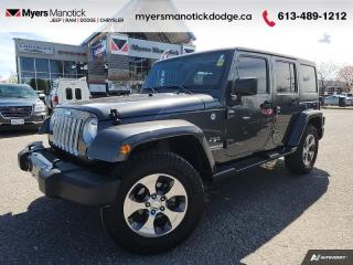 Used 2016 Jeep Wrangler Unlimited Sahara  M/T, Hard top, Clean unit for sale in Ottawa, ON