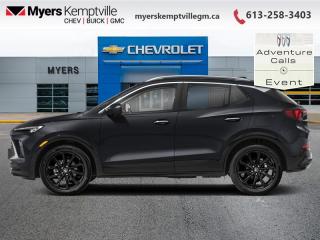 <b>Power Liftgate,  Heated Seats,  Heated Steering Wheel,  Remote Start,  Lane Keep Assist!</b><br> <br> <br> <br>At Myers, we believe in giving our customers the power of choice. When you choose to shop with a Myers Auto Group dealership, you dont just have access to one inventory, youve got the purchasing power of an entire auto group behind you!<br> <br>  With crisp body lines, a streamlined stance, and a distinctively athletic tone, this Buick Encore GX offers style that stands out. <br> <br>This intelligently engineered Encore GX is ready to hit the road with versatile seating and cargo, stunning style, and an adventurous spirit. This SUV can fit your life, fit into your life, and help you find where you fit in all in one drive. With efficient power delivery and an engaging infotainment system, even the longest trips are made fun. For the evolution of the luxury family SUV, look no further than this Buick Encore GX.<br> <br> This ebony twilight metallic SUV  has an automatic transmission and is powered by a  155HP 1.3L 3 Cylinder Engine.<br> <br> Our Encore GXs trim level is Sport Touring. This Sport Touring trim steps things up with a power liftgate for rear cargo access, exclusive exterior styling and leatherette upholstery, along with great standard features such as heated front seats, a heated steering wheel, remote engine start, and an 11-inch touchscreen with wireless Apple CarPlay and Android Auto. Safety features include lane change alert with side blind zone alert, lane keep assist with lane departure warning, forward collision alert, and front pedestrian braking. This vehicle has been upgraded with the following features: Power Liftgate,  Heated Seats,  Heated Steering Wheel,  Remote Start,  Lane Keep Assist,  Lane Departure Warning,  Apple Carplay. <br><br> <br>To apply right now for financing use this link : <a href=https://www.myerskemptvillegm.ca/finance/ target=_blank>https://www.myerskemptvillegm.ca/finance/</a><br><br> <br/>    Incentives expire 2024-05-31.  See dealer for details. <br> <br>Your journey to better driving experiences begins in our inventory, where youll find a stunning selection of brand-new Chevrolet, Buick, and GMC models. If youre looking to get additional luxuries at a wallet-friendly price, dont just pick pre-owned -- choose from our selection of over 300 Myers Approved used vehicles! Our incredible sales team will match you with the car, truck, or SUV thats got everything youre looking for, and much more. o~o