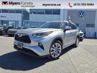 <b>Navigation,  Leather Seats,  Cooled Seats,  Premium Audio,  Sunroof!</b><br> <br>  Compare at $55012 - Our Price is just $54999! <br> <br>   No matter where youre travelling, nothing will take you there like the Highlander. This  2023 Toyota Highlander is fresh on our lot in Kanata. <br> <br>From the moment you see it, youll realize the Highlander is something special. From its eccentric exterior styling to plush comfort and impressive handling, this 2023 Highlander is no standard SUV. Intoxicating power, capability and safety features ensure that this SUV exceeds your ever expectation, allowing you to accomplish more and do it all in style. This  SUV has 23,795 kms. Its  celestial in colour  . It has an automatic transmission and is powered by a  2.4L I4 16V PDI DOHC Turbo engine. <br> <br> Our Highlanders trim level is Limited. Experience refinement and luxury in this Highlander Limited, with genuine leather seating upholstery, a sonorous 11-speaker JBL Clari-Fi audio system, inbuilt navigation, heated and ventilated front seats with power adjustment, lumbar support and memory seats, a heated leather steering wheel, adaptive cruise control, an express open/close dual-panel sunroof with a power sunshade, and a power liftgate for rear cargo access. Safety features include front and rear sonar parking sensors, blind spot monitoring, lane keeping assist, lane departure warning, forward collision mitigation, evasive steering assist, and even more. Additional features include dual-zone climate control, front and rear cupholders, proximity keyless entry, front fog lamps, roof rack rails, and so much more. This vehicle has been upgraded with the following features: Navigation,  Leather Seats,  Cooled Seats,  Premium Audio,  Sunroof,  Power Liftgate,  Blind Spot Detection. <br> <br>To apply right now for financing use this link : <a href=https://www.myersvw.ca/en/form/new/financing-request-step-1/44 target=_blank>https://www.myersvw.ca/en/form/new/financing-request-step-1/44</a><br><br> <br/><br>Backed by Myers Exclusive NO Charge Engine/Transmission for life program lends itself for your peace of mind and you can buy with confidence. Call one of our experienced Sales Representatives today and book your very own test drive! Why buy from us? Move with the Myers Automotive Group since 1942! We take all trade-ins - Appraisers on site - Full safety inspection including e-testing and professional detailing prior delivery! Every vehicle comes with a free Car Proof History report.<br><br>*LIFETIME ENGINE TRANSMISSION WARRANTY NOT AVAILABLE ON VEHICLES MARKED AS-IS, VEHICLES WITH KMS EXCEEDING 140,000KM, VEHICLES 8 YEARS & OLDER, OR HIGHLINE BRAND VEHICLES (eg.BMW, INFINITI, CADILLAC, LEXUS...). FINANCING OPTIONS NOT AVAILABLE ON VEHICLES MARKED AS-IS OR AS-TRADED.<br> Come by and check out our fleet of 40+ used cars and trucks and 120+ new cars and trucks for sale in Kanata.  o~o