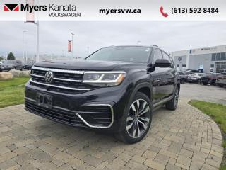 <b>Sunroof,  Leather Seats,  Cooled Seats,  Wireless Charging,  Apple CarPlay!</b><br> <br>  Compare at $46349 - Our Price is just $44999! <br> <br>   The family-oriented 2022 Volkswagen Atlas has plenty of room for passenger comfort, as well as being fun to drive. This  2022 Volkswagen Atlas is fresh on our lot in Kanata. <br> <br>The 2022 Volkswagen Atlas is a premium family hauler that offers voluminous space for occupants and cargo, comfort, sophisticated safety and driver-assist technology. The exterior sports a bold design, with an imposing front grille, coherent body lines, and a muscular stance. On the inside, trim pieces are crafted with premium materials and carefully put together to ensure rugged build quality, with straightforward control layouts, ergonomic seats, and an abundance of storage space. With a bevy of standard safety technology that inspires confidence, the 2022 Volkswagen Atlas is an excellent option for a versatile and capable family SUV.This  SUV has 70,895 kms. Its  deep black pearl in colour  . It has an automatic transmission and is powered by a  3.6L V6 24V GDI DOHC engine. <br> <br> Our Atlass trim level is Execline 3.6 FSI. Sitting atop the Atlas range, this Exceline R-Line is fully decked with unique exterior body styling, LED headlights with high beam assist, parking distance control with park assist, heated and ventilated leather seats, a premium audio system, and an 8 inch infotainment screen bundled with GPS navigation, Apple CarPlay, Android Auto, and SiriusXM, Standard safety equipment includes adaptive cruise control, lane keep assist, blind-spot monitoring, and forward collision mitigation, with additional features including a power tailgate, tri-zone climate control, and even more. This vehicle has been upgraded with the following features: Sunroof,  Leather Seats,  Cooled Seats,  Wireless Charging,  Apple Carplay,  Android Auto,  Premium Audio. <br> <br>To apply right now for financing use this link : <a href=https://www.myersvw.ca/en/form/new/financing-request-step-1/44 target=_blank>https://www.myersvw.ca/en/form/new/financing-request-step-1/44</a><br><br> <br/><br>Backed by Myers Exclusive NO Charge Engine/Transmission for life program lends itself for your peace of mind and you can buy with confidence. Call one of our experienced Sales Representatives today and book your very own test drive! Why buy from us? Move with the Myers Automotive Group since 1942! We take all trade-ins - Appraisers on site - Full safety inspection including e-testing and professional detailing prior delivery! Every vehicle comes with a free Car Proof History report.<br><br>*LIFETIME ENGINE TRANSMISSION WARRANTY NOT AVAILABLE ON VEHICLES MARKED AS-IS, VEHICLES WITH KMS EXCEEDING 140,000KM, VEHICLES 8 YEARS & OLDER, OR HIGHLINE BRAND VEHICLES (eg.BMW, INFINITI, CADILLAC, LEXUS...). FINANCING OPTIONS NOT AVAILABLE ON VEHICLES MARKED AS-IS OR AS-TRADED.<br> Come by and check out our fleet of 40+ used cars and trucks and 120+ new cars and trucks for sale in Kanata.  o~o