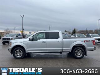 <b>Low Mileage, Leather Seats,  Cooled Seats,  Aluminum Wheels,  Apple CarPlay,  Android Auto!</b><br> <br> Check out the large selection of pre-owned vehicles at Tisdales today!<br> <br>   A best hauling and the hardest working truck around, this Ford F-150 is everything you could want in a pickup truck. This  2019 Ford F-150 is fresh on our lot in Kindersley. <br> <br>The perfect truck for work or play, this versatile Ford F-150 gives you the power you need, the features you want, and the style you crave! With high-strength, military-grade aluminum construction, this F-150 cuts the weight without sacrificing toughness. The interior design is first class, with simple to read text, easy to push buttons and plenty of outward visibility.This low mileage  Crew Cab 4X4 pickup  has just 32,000 kms. Its  silver in colour  . It has a 10 speed automatic transmission and is powered by a  375HP 3.5L V6 Cylinder Engine.  It may have some remaining factory warranty, please check with dealer for details. <br> <br> Our F-150s trim level is Lariat. This luxurious Ford F-150 Lariat comes loaded with premium features such as leather heated and cooled seats, body coloured exterior accents, a proximity key with push button start, dynamic hitch assist and Ford Co-Pilot360 that features pre-collision assist, automatic emergency braking and rear parking sensors. Enhanced features also includes unique aluminum wheels, SYNC 3 with enhanced voice recognition featuring Apple CarPlay and Android Auto, FordPass Connect 4G LTE, power adjustable pedals, a powerful audio system with SiriusXM radio, cargo box lights, a smart device remote engine start, dual zone climate control and a handy rear view camera to help when backing out of tight spaces. This vehicle has been upgraded with the following features: Leather Seats,  Cooled Seats,  Aluminum Wheels,  Apple Carplay,  Android Auto,  Ford Co-pilot360,  Dynamic Hitch Assist. <br> To view the original window sticker for this vehicle view this <a href=http://www.windowsticker.forddirect.com/windowsticker.pdf?vin=1FTFW1E48KKE00521 target=_blank>http://www.windowsticker.forddirect.com/windowsticker.pdf?vin=1FTFW1E48KKE00521</a>. <br/><br> <br>To apply right now for financing use this link : <a href=http://www.tisdales.com/shopping-tools/apply-for-credit.html target=_blank>http://www.tisdales.com/shopping-tools/apply-for-credit.html</a><br><br> <br/><br>Tisdales is not your standard dealership. Sales consultants are available to discuss what vehicle would best suit the customer and their lifestyle, and if a certain vehicle isnt readily available on the lot, one will be brought in. o~o