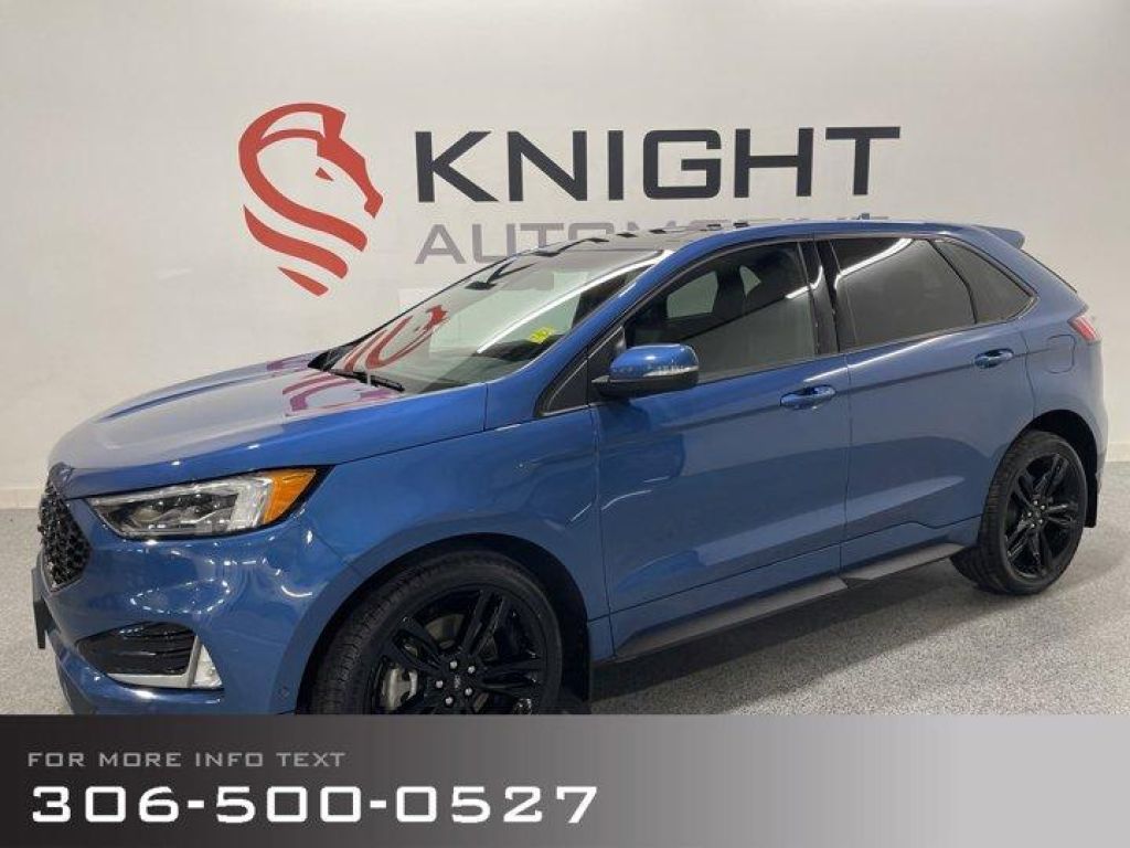 Used 2019 Ford Edge ST with Cold Weather Pkg for Sale in Moose Jaw, Saskatchewan
