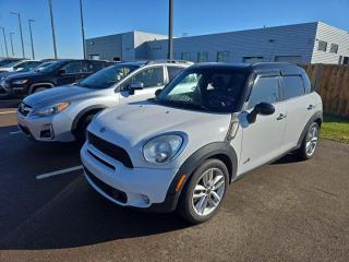 Recent Arrival!White 2011 MINI Cooper S Countryman ALL4 AWD Getrag 6-Speed Manual with Overdrive 1.6L I4 DOHC 16VValue Market Pricing, No Accidents, AWD, ABS brakes, Air Conditioning, Alloy wheels, CD player, Heated door mirrors, Leatherette Upholstery, Split folding rear seat, Steering wheel mounted audio controls, Variably intermittent wipers.Certification Program Details: MVI Only Fresh Oil ChangeFair Market Pricing * No Pressure Sales Environment * Access to over 2000 used vehicles * Free Carfax with every car * Our highly skilled and experienced team will ensure that your vehicle is in excellent condition and looking fantastic!!Steele Auto Group is the most diversified group of automobile dealerships in Atlantic Canada, with 34 dealerships selling 27 brands and an employee base of over 1000. Sales are up by double digits over last year and the plan going forward is to expand further into Atlantic Canada.