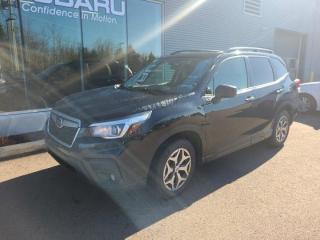 Recent Arrival!Crystal Black Silica 2019 Subaru Forester 2.5i Touring AWD CVT Lineartronic 2.5L 4-Cylinder DOHCValue Market Pricing, No Accidents, ABS brakes, Air Conditioning, Alloy wheels, Apple CarPlay/Android Auto, CD player, Exterior Parking Camera Rear, Front fog lights, Fully automatic headlights, Heated door mirrors, Heated front seats, Power driver seat, Power Liftgate, Power moonroof: Panoramic, Premium Cloth Upholstery, Steering wheel mounted audio controls, Variably intermittent wipers.Certification Program Details: 85 Point Inspection Fresh Oil Change Brake Inspection Tire Inspection Fresh 1 Year MVI Full Detail Free Carfax Report Full Tank of Gas Certified TechniciansFair Market Pricing * No Pressure Sales Environment * Access to over 2000 used vehicles * Free Carfax with every car * Our highly skilled and experienced team will ensure that your vehicle is in excellent condition and looking fantastic!!Awards:* ALG Canada Residual Value AwardsSteele Auto Group is the most diversified group of automobile dealerships in Atlantic Canada, with 34 dealerships selling 27 brands and an employee base of over 1000. Sales are up by double digits over last year and the plan going forward is to expand further into Atlantic Canada.