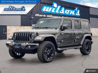Used 2021 Jeep Wrangler Unlimited High Altitude 4X4, eTorque V6, Leather, Nav, Adaptive Cruise, Proximity Key & More! for sale in Guelph, ON