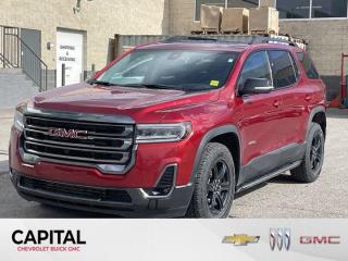 Used 2023 GMC Acadia AT4+ PARKING SENSORS +BLINDSPOT MONITORING + DRIVER SAFETY PACKAGE + NAVIGATION + Heads up Display for sale in Calgary, AB