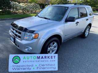 Used 2012 Ford Escape Hybrid HYBRID, 4WD/AWD, FINANCING, WARRANTY, INSPECTED W/BCAA MEMBERSHIP! for sale in Surrey, BC