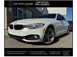 <p>Looking for a FULLY LOADED sporty coupe?? Then check out this 2015 BMW 435 xDrive coupe!! Loaded up with everything but the kitchen sink! Features include: all wheel drive, power heated seats, heated steering wheel, navigation, SiriusXM satellite radio, bluetooth hands-free, alloy wheels, sport bucket seats and more!</p><p><span style=color: #333333; font-family: Work Sans, sans-serif; font-size: 16px; white-space: pre-wrap; caret-color: #333333; background-color: #ffffff;>This vehicle comes Luxe certified select pre-owned, which includes: 100-point inspection & servicing, oil lube and filter change, Ontario safety certificate, Available Luxe Assurance Package, complete interior and exterior detailing, Carfax Verified vehicle history report, guaranteed one key (additional keys may be purchased at time of sale) and FREE 90-day SiriusXM satellite radio trial (on factory-equipped vehicles)!</span></p><p><span style=color: #333333; font-family: Work Sans, sans-serif; font-size: 16px; white-space: pre-wrap; caret-color: #333333; background-color: #ffffff;>Priced at ONLY $213 bi-weekly with $1500 down over 48 months at 8.99% (cost of borrowing is $1999 per $10000 financed) OR cash purchase price of $19995 (both prices are plus HST and licensing). Call today and book your test drive appointment!</span></p>
