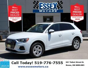 Used 2021 Audi Q3 Komfort*Heated Leather*Moon Roof*CarPlay*AWD for sale in Essex, ON