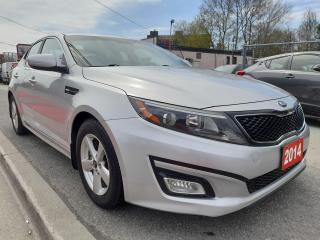 Used 2014 Kia Optima LX-EXTRA CLEAN-BK UP CAM-BLUETOOTH-AUX-USB-ALLOYS for sale in Scarborough, ON