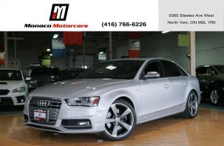 Used 2013 Audi S4 TECHNIK - BANG&OLUFSEN|CTS INTAKE|SPORT.DIFF|NAVI for sale in North York, ON