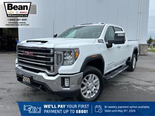 Used 2020 GMC Sierra 3500 HD SLT 6.6L DURAMAX WITH REMOTE START/ENTRY, HEATED SEATS, HEATED STEERING WHEEL, VENTILATED SEATS, HITCH GUIDANCE, BED VIEW CAMERA for sale in Carleton Place, ON