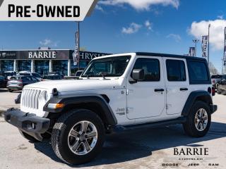Used 2019 Jeep Wrangler Unlimited Sport SPORT S | ALPINE PREMIUM AUDIO | HEATED SEATS AND HEATED STEERING WHEEL | for sale in Barrie, ON