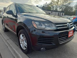 Used 2011 Volkswagen Touareg EXTRA CLEAN-LEATHER-PANOROOF-BLUETOOTH-AUX-ALLOYS for sale in Scarborough, ON