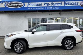 <p>Come Check Out this Local One Owner No Accident 2021 Toyota Highlander Platinum Limited AWD *Nav, Pano Sunroof, Quad Seats, Heated / Cooled Seats and Much Much More</p><p> </p><p style=color: #333333; font-family: sans-serif, Arial, Verdana, Trebuchet MS; font-size: 13px;> $895 Doc Fee</p><p style=color: #333333; font-size: 13px;>Please Contact Dealer For Warranty Details*** Extended Warranty Available.</p><p style=color: #333333; font-size: 13px;>For More Details Visit http://Autoworld.ca/</p><p style=color: #333333; font-size: 13px;>Contact @Autoworld 604-510-7227</p><p style=color: #333333; font-size: 13px;>19987 Fraser Highway</p><p style=color: #333333; font-size: 13px;>Langley BC</p><p style=color: #333333; font-size: 13px;>V3A 4E2</p><p style=color: #333333; font-size: 13px;>Not The Car your Looking For? We Can Find You The Car You Want Using Our Professional Car Hunter Service!</p><p style=color: #333333; font-size: 13px;>VSA Dealer # 31259</p>