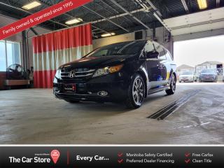 Used 2015 Honda Odyssey Touring w-RES & Navi|Leather/DVD/No Accidents for sale in Winnipeg, MB