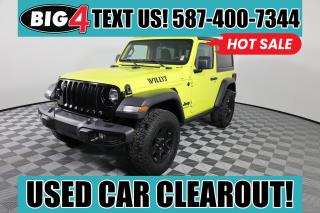 Used 2022 Jeep Wrangler Willys Sport for sale in Tsuut'ina Nation, AB