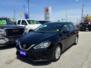 The 2019 Nissan Sentra SV is a top-of-the-line sedan that offers a perfect combination of style and functionality. With its sleek design and advanced features, this car is a must-have for any modern driver. Equipped with Bluetooth technology, staying connected on the go has never been easier. The backup camera ensures safe and effortless parking, while the sunroof adds a touch of luxury to your driving experience. Enjoy ultimate comfort with heated seats that keep you warm during chilly days. The CVT transmission provides a smooth and efficient ride, making every journey a pleasure. Dont miss out on the opportunity to own this exceptional vehicle. Upgrade your driving game with the 2019 Nissan Sentra SV and experience the ultimate driving satisfaction. 

G. D. Coates - The Original Used Car Superstore!
 
  Our Financing: We have financing for everyone regardless of your history. We have been helping people rebuild their credit since 1973 and can get you approvals other dealers cant. Our credit specialists will work closely with you to get you the approval and vehicle that is right for you. Come see for yourself why were known as The Home of The Credit Rebuilders!
 
  Our Warranty: G. D. Coates Used Car Superstore offers fully insured warranty plans catered to each customers individual needs. Terms are available from 3 months to 7 years and because our customers come from all over, the coverage is valid anywhere in North America.
 
  Parts & Service: We have a large eleven bay service department that services most makes and models. Our service department also includes a cleanup department for complete detailing and free shuttle service. We service what we sell! We sell and install all makes of new and used tires. Summer, winter, performance, all-season, all-terrain and more! Dress up your new car, truck, minivan or SUV before you take delivery! We carry accessories for all makes and models from hundreds of suppliers. Trailer hitches, tonneau covers, step bars, bug guards, vent visors, chrome trim, LED light kits, performance chips, leveling kits, and more! We also carry aftermarket aluminum rims for most makes and models.
 
  Our Story: Family owned and operated since 1973, we have earned a reputation for the best selection, the best reconditioned vehicles, the best financing options and the best customer service! We are a full service dealership with a massive inventory of used cars, trucks, minivans and SUVs. Chrysler, Dodge, Jeep, Ford, Lincoln, Chevrolet, GMC, Buick, Pontiac, Saturn, Cadillac, Honda, Toyota, Kia, Hyundai, Subaru, Suzuki, Volkswagen - Weve Got Em! Come see for yourself why G. D. Coates Used Car Superstore was voted Barries Best Used Car Dealership!