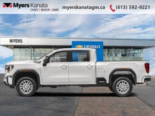 <b>Kodiak Package, X31 Off-Road and Protection Package, 20-inch Polished Aluminum Wheels, 5th Wheel Prep Package, Heated Mirrors!</b><br> <br> <br> <br>At Myers, we believe in giving our customers the power of choice. When you choose to shop with a Myers Auto Group dealership, you dont just have access to one inventory, youve got the purchasing power of an entire auto group behind you!<br> <br>  With stout build quality and astounding towing capability, there isnt a better choice than this GMC 2500HD for all your work-site needs. <br> <br>This 2024 GMC 2500HD is highly configurable work truck that can haul a colossal amount of weight thanks to its potent drivetrain. This truck also offers amazing interior features that nestle occupants in comfort and luxury, with a great selection of tech features. For heavy-duty activities and even long-haul trips, the 2500HD is all the truck youll ever need.<br> <br> This summit white Crew Cab 4X4 pickup   has an automatic transmission and is powered by a  401HP 6.6L 8 Cylinder Engine.<br> <br> Our Sierra 2500HDs trim level is SLE. This Sierra 2500HD SLE comes ready to work with plenty of useful features including a heavy-duty locking differential, aluminum wheels, signature LED lighting, a larger 8 inch touchscreen infotainment system with Apple CarPlay and Android Auto, steering wheel audio controls and 4G LTE capability, remote keyless entry, a CornerStep rear bumper and cargo tie downs hooks with LED lights. Additionally, this truck also comes with a remote locking tailgate, rear vision camera, a leather wrapped steering wheel, StabiliTrak, cruise control, power windows, power locks and trailering equipment. This vehicle has been upgraded with the following features: Kodiak Package, X31 Off-road And Protection Package, 20-inch Polished Aluminum Wheels, 5th Wheel Prep Package, Heated Mirrors, Auxiliary Battery, Assist Steps. <br><br> <br>To apply right now for financing use this link : <a href=https://www.myerskanatagm.ca/finance/ target=_blank>https://www.myerskanatagm.ca/finance/</a><br><br> <br/>    Incentives expire 2024-05-31.  See dealer for details. <br> <br>Myers Kanata Chevrolet Buick GMC Inc is a great place to find quality used cars, trucks and SUVs. We also feature over a selection of over 50 used vehicles along with 30 certified pre-owned vehicles. Our Ottawa Chevrolet, Buick and GMC dealership is confident that youll be able to find your next used vehicle at Myers Kanata Chevrolet Buick GMC Inc. You will always find our inventory updated with the latest models. Our team believes in giving nothing but the best to our customers. Visit our Ottawa GMC, Chevrolet, and Buick dealership and get all the information you need today!<br> Come by and check out our fleet of 40+ used cars and trucks and 130+ new cars and trucks for sale in Kanata.  o~o