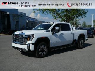 <b>Kodiak Package, X31 Off-Road and Protection Package, 20-inch Polished Aluminum Wheels, 5th Wheel Prep Package, Heated Mirrors!</b><br> <br> <br> <br>At Myers, we believe in giving our customers the power of choice. When you choose to shop with a Myers Auto Group dealership, you dont just have access to one inventory, youve got the purchasing power of an entire auto group behind you!<br> <br>  With stout build quality and astounding towing capability, there isnt a better choice than this GMC 2500HD for all your work-site needs. <br> <br>This 2024 GMC 2500HD is highly configurable work truck that can haul a colossal amount of weight thanks to its potent drivetrain. This truck also offers amazing interior features that nestle occupants in comfort and luxury, with a great selection of tech features. For heavy-duty activities and even long-haul trips, the 2500HD is all the truck youll ever need.<br> <br> This sterling gray Crew Cab 4X4 pickup   has an automatic transmission and is powered by a  401HP 6.6L 8 Cylinder Engine.<br> <br> Our Sierra 2500HDs trim level is SLE. This Sierra 2500HD SLE comes ready to work with plenty of useful features including a heavy-duty locking differential, aluminum wheels, signature LED lighting, a larger 8 inch touchscreen infotainment system with Apple CarPlay and Android Auto, steering wheel audio controls and 4G LTE capability, remote keyless entry, a CornerStep rear bumper and cargo tie downs hooks with LED lights. Additionally, this truck also comes with a remote locking tailgate, rear vision camera, a leather wrapped steering wheel, StabiliTrak, cruise control, power windows, power locks and trailering equipment. This vehicle has been upgraded with the following features: Kodiak Package, X31 Off-road And Protection Package, 20-inch Polished Aluminum Wheels, 5th Wheel Prep Package, Heated Mirrors, Auxiliary Battery, Assist Steps. <br><br> <br>To apply right now for financing use this link : <a href=https://www.myerskanatagm.ca/finance/ target=_blank>https://www.myerskanatagm.ca/finance/</a><br><br> <br/>    Incentives expire 2024-05-31.  See dealer for details. <br> <br>Myers Kanata Chevrolet Buick GMC Inc is a great place to find quality used cars, trucks and SUVs. We also feature over a selection of over 50 used vehicles along with 30 certified pre-owned vehicles. Our Ottawa Chevrolet, Buick and GMC dealership is confident that youll be able to find your next used vehicle at Myers Kanata Chevrolet Buick GMC Inc. You will always find our inventory updated with the latest models. Our team believes in giving nothing but the best to our customers. Visit our Ottawa GMC, Chevrolet, and Buick dealership and get all the information you need today!<br> Come by and check out our fleet of 40+ used cars and trucks and 130+ new cars and trucks for sale in Kanata.  o~o