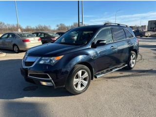 The 2012 Acura MDX SH-AWD w/Advance is a luxury SUV that packs a punch with its 3.7L V6 engine that delivers 300 horsepower and 270 ft. lbs. of torque. This powertrain is paired with a 6-speed automatic transmission that offers smooth and efficient shifts. 



This SUV comes equipped with an array of standard features that provide both comfort and convenience. The exterior boasts 18-inch alloy wheels, power moonroof, and HID headlights that provide excellent visibility on the road. The interior is spacious and comfortable, featuring leather-trimmed seats with heating and ventilation, a tri-zone automatic climate control system, and a power tilt and telescoping steering wheel. 



The 2012 Acura MDX SH-AWD w/Advance also includes advanced technology features such as a navigation system with voice recognition, a rearview camera, and a 10-speaker premium audio system that delivers crisp and clear sound. Safety features are also abundant, with the inclusion of a blind spot information system, forward collision warning, and a lane departure warning system. 



Overall, the 2012 Acura MDX SH-AWD w/Advance is a well-rounded luxury SUV that offers a powerful engine, a comfortable and spacious interior, advanced technology features, and top-of-the-line safety features.