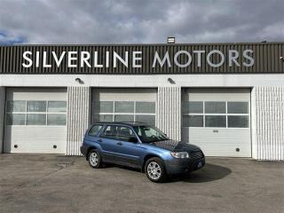 ***WHY BUY FROM SILVERLINE?***

*FINANCING AVAILABLE*

*CLEAN TITLE ONLY*

*TRADE-INS WELCOME*

*7 DAY INSURANCE*

*3 MONTH WARRANTY*

*MB SAFETY*

*NATIONWIDE DELIVERY AVAILABLE*

WOW LOW MILEAGE AWD SUBARU FORESTER IS HERE! ONLY 118K KMS! 2.5 FUEL EFFICIENT 4 CYL ENGINE, AUTOMATIC, HEATED SEATS, PANORAMA, CLOTH INTERIOR, POWER WINDOWS AND LOCKS, POWER MIRRORS, ALARM, KEYLESS ENTRY, AM FM CD, AC, ABS, ALLOYS, CARGO FLOOR MAT TRAY, CLEAN TITLE, GOOD TIMING BELT (OPENED COVER FOR VISUAL INSPECTION), WILL GO HOME WITH A FRESH SAFETY, 2 KEYS, FRESH ENGINE OIL AND FILTER, 



*****VALUE PRICED AT $11,491+TAX, WARRANTY INCLUDED******

*****VIEW AT SILVERLINE MOTORS, 1601 NIAKWA RD EAST******

*****CALL/TEXT 204-509-0008*****



INSTALLED FEATURES: Air filtration, Front air conditioning: automatic climate control, Front air conditioning zones: single, Rear vents: second row, Airbag deactivation: occupant sensing passenger, Front airbags: dual, Side airbags: front / head protection chambers, Antenna type: element, In-Dash CD: 6 disc / MP3 Playback, Radio: AM/FM, Total speakers: 4, Watts: 120, ABS: 4-wheel, Electronic brakeforce distribution, Front brake diameter: 11.6, Front brake type: ventilated disc, Front brake width: 0.9, Rear brake diameter: 9.0, Rear brake type: drum, Rear brake width: 1.4, Armrests: rear center folding with storage, Center console trim: simulated alloy, Dash trim: simulated alloy, Floor mat material: carpet, Floor mats: front / rear, Cargo area light, Cargo cover: retractable, Center console: front console with storage, Cruise control, Cupholders: front / rear, Multi-function remote: keyless entry, One-touch windows: 1, Overhead console: front, Power outlet(s): 12V cargo area / 12V front, Power steering: variable/speed-proportional, Reading lights: front, Steering wheel: tilt, Storage: cargo tie-down anchors and hooks / door pockets / front seatback / grocery bag holder / organizer, Vanity mirrors: dual, 4WD type: full time, Limited slip differential: center, Clock, External temperature display, Gauge: tachometer, Warnings and reminders: low fuel level, Daytime running lights, Headlights: auto delay off, Side mirror adjustments: power, Active head restraints: dual front, Child safety door locks, Child seat anchors, Rear seatbelts: center 3-point, Seatbelt force limiters: front, Seatbelt pretensioners: front, Driver seat manual adjustments: height / lumbar / 6, Front headrests: adjustable / 2, Front seat type: bucket, Passenger seat manual adjustments: 4, Rear headrests: adjustable / 3, Rear seat folding: split, Rear seat type: bench, Upholstery: cloth, Anti-theft system: alarm, Power door locks, Front shock type: gas, Front spring type: coil, Front stabilizer bar, Front struts: MacPherson, Front suspension classification: independent, Front suspension type: lower control arms, Rear shock type: gas, Rear spring type: coil, Rear stabilizer bar, Rear struts, Rear suspension classification: independent, Rear suspension type: multi-link, Spare tire mount location: inside, Spare tire size: temporary, Spare wheel type: steel, Tire prefix: P, Tire type: all season, Wheels: steel, Front wipers: intermittent, Power windows, Rear wiper: intermittent, Window defogger: rear
