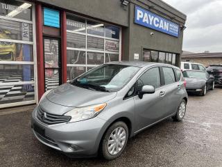 <p>HERE IS A NICE CLEAN ECONOMICAL RELIABLE VERSA NOTE THAT LOOKS AND DRIVES GREAT SOLD CERTIFIED COME CHECK IT OUT OR CALL 5195706463 FOR AN APPOINTMENT .TO SEE ALL OUR INVENTORY PLS GO TO PAYCANMOTORS.CA</p>