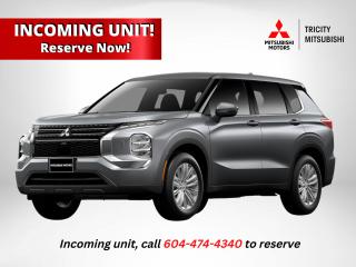 New 2024 Mitsubishi Outlander ES - Heated Seats, Apple Carplay/Android Auto for sale in Coquitlam, BC