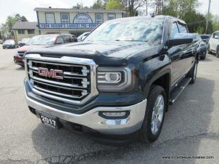 Used 2017 GMC Sierra 1500 GREAT VALUE SLT-Z71-MODEL 5 PASSENGER 5.3L - V8.. 4X4.. CREW-CAB.. SHORTY.. NAVIGATION.. POWER SUNROOF & PEDALS.. LEATHER.. HEATED SEATS & WHEEL.. for sale in Bradford, ON